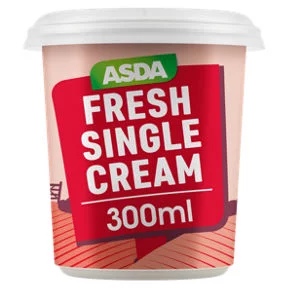asda fresh single cream