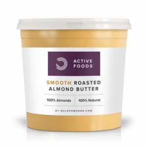 BULK POWDERS Natural Almond Butter Tub, Smooth, 1 kg