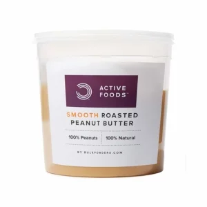 BULK POWDERS Natural Roasted Peanut Butter Tub, Smooth, 1 kg