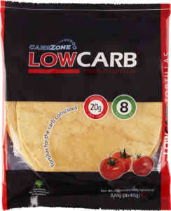 carbzone lowcarb tortillas tomato