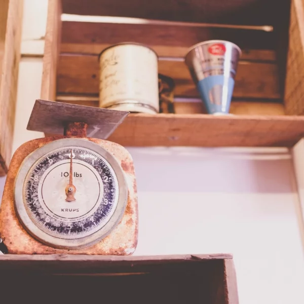 portion control using weighing scales