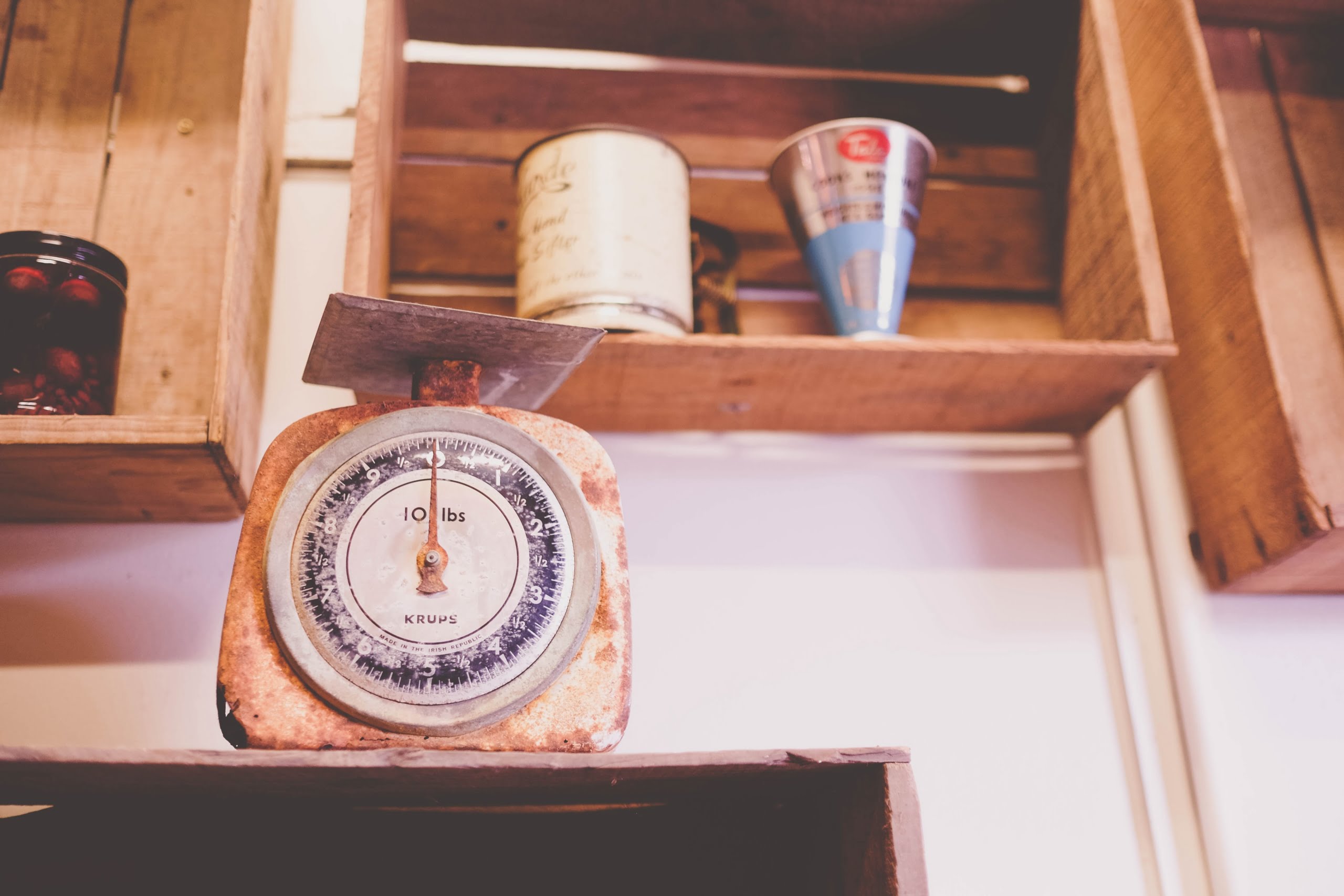 portion control using weighing scales