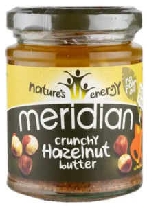 Meridian Natural Hazelnut Butter Whole Nut Spread 170g