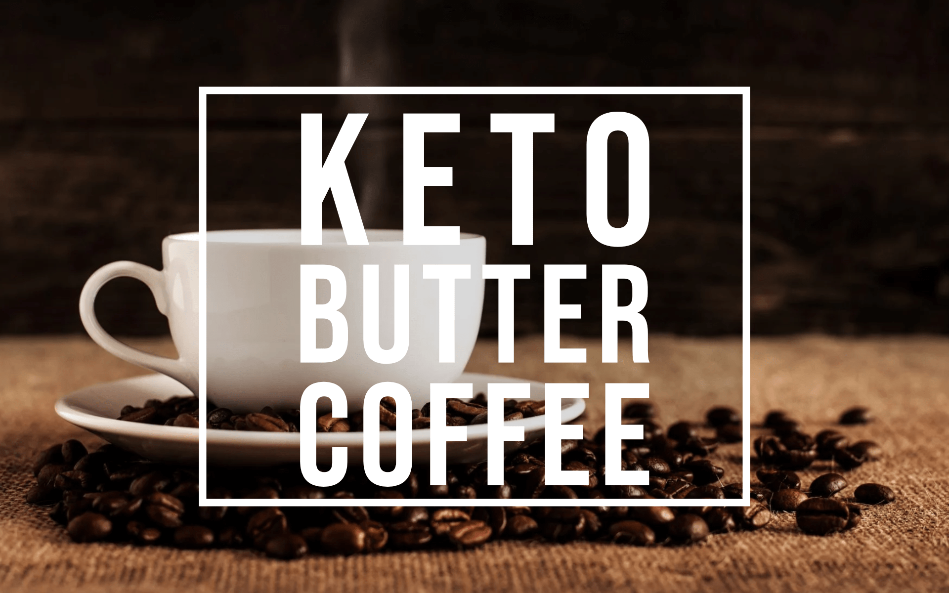 Keto butter coffee