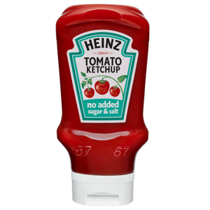 Heinz no added sugar & salt tomato ketchup sauce (keto)