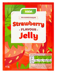 No Added Sugar Strawberry Flavour Jelly
