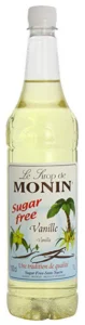 Monin Premium Vanilla Sugar Free Syrup 1 L