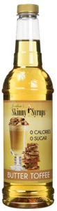 Jordan's Skinny Syrups Butter Toffee 750ml 