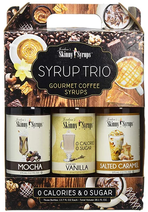 Sugar Free Syrup Trio 3x375ml Salted Caramel, Mocha and Vanilla