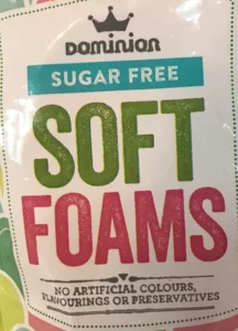 Dominion sugar free sweets soft foams