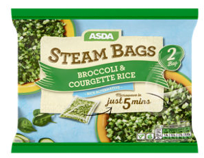 Asda 2 Steam Bags Broccoli & Courgette