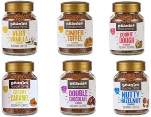 Beanies Flavour Instant Coffee Jars
