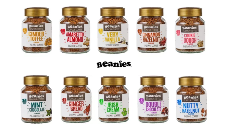 beanies flavour co instant coffee jars