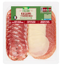 salami and cheese snacks