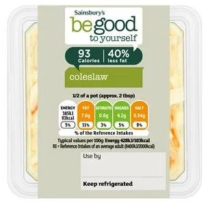 Sainsbury's Be Good To Yourself Coleslaw