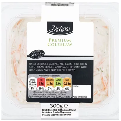 Lidl Deluxe Creamy Coleslaw