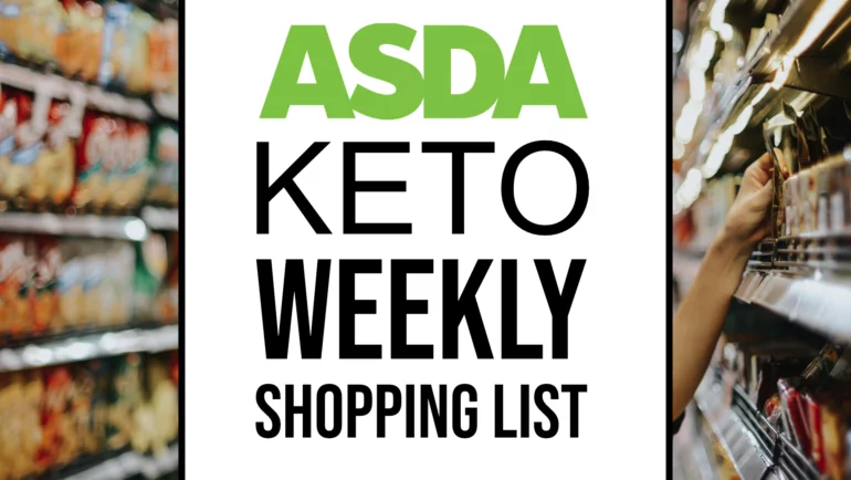 Asda Keto Weekly Shopping List