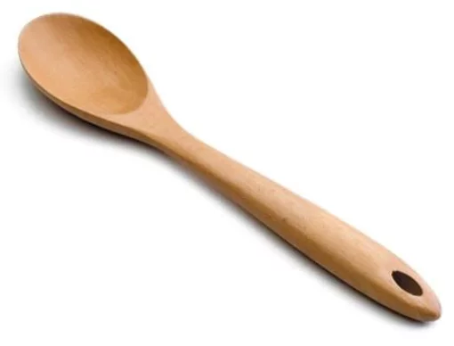 LACOR Beech Wood Plain Spoon, Light Brown, One Size, 30 x 6 cm 