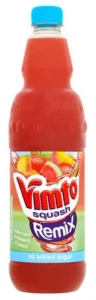 Vimto Remix Watermelon Strawberry Peach Drink 1Ltr