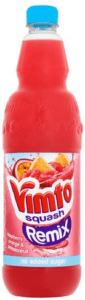 Vimto Remix Orange Raspberry Pasn/ Fruit Squash 1L