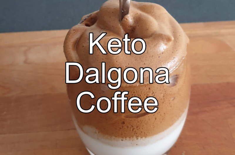 Keto Dalgona coffee recipe - Low carb and sugar-free