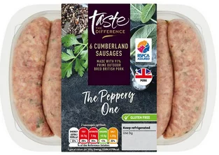 Sainsbury's Pork Cumberland Sausages, Taste the Difference