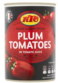 KTC Plum Tomatoes in Tomato Juice