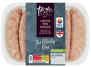 Sainsbury's Pork Sausages, Taste the Difference