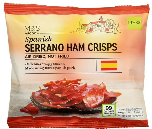Spanish Serrano Ham Crisps