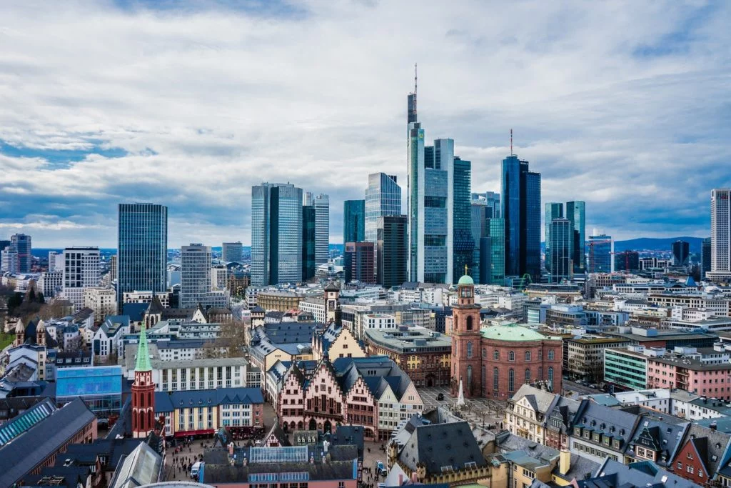 Skyline of Frankfurt, Germany 