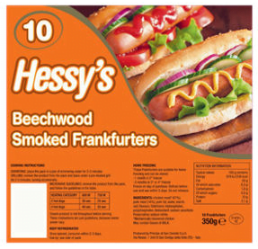 Hessy's Hot Dog Frankfurters