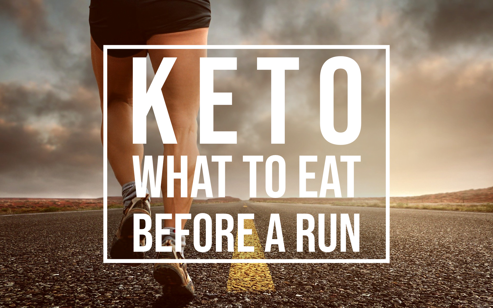 what to eat before a run on keto