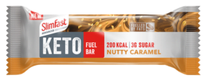 SlimFast Advanced Keto Fuel Bar Nutty Caramel