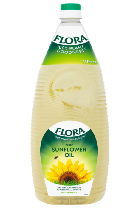 Flora Pure Sunflower Oil with Vitamin E 2L