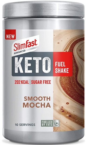 SlimFast Advanced Keto Fuel Shake Smooth Mocha, 350 