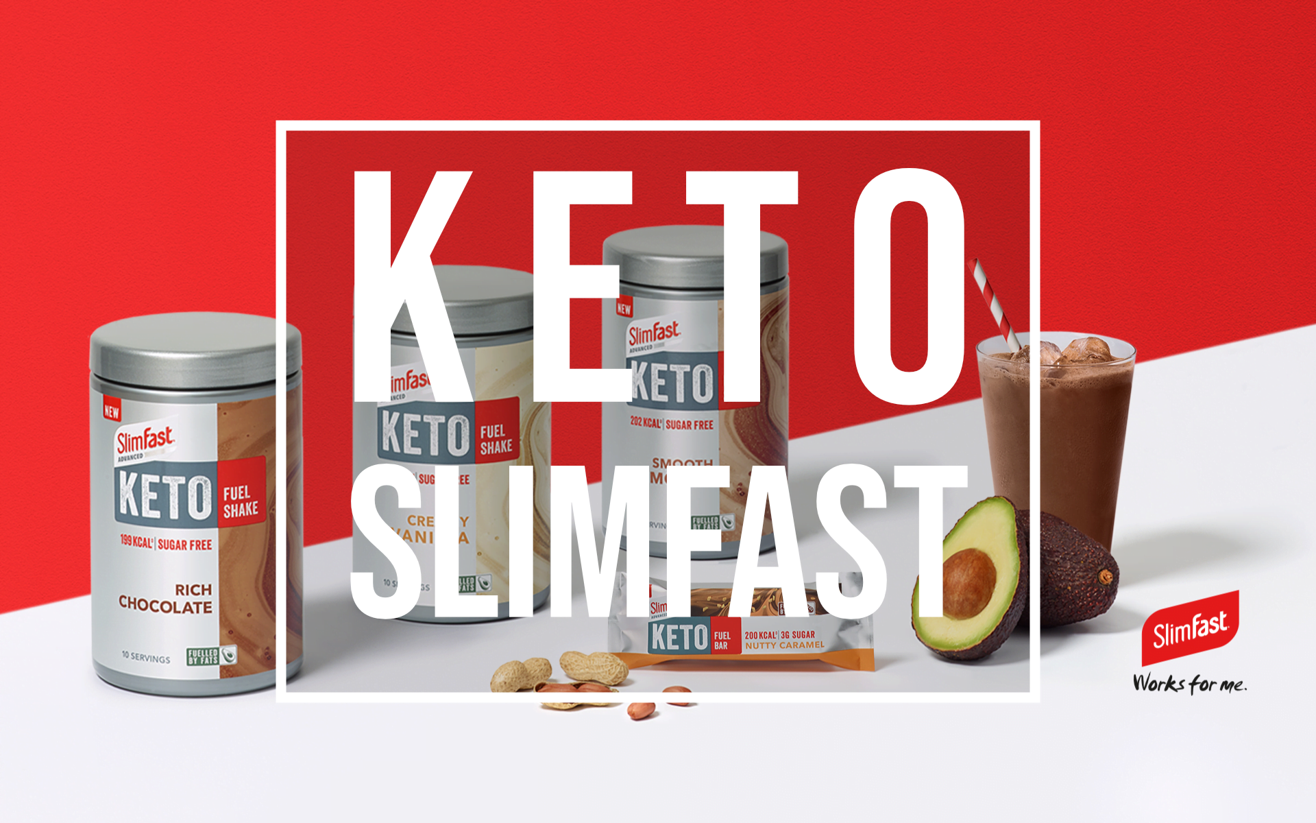 keto slimfast product range