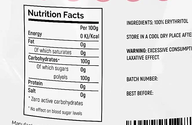 Powdered Erythritol by NKD Living
