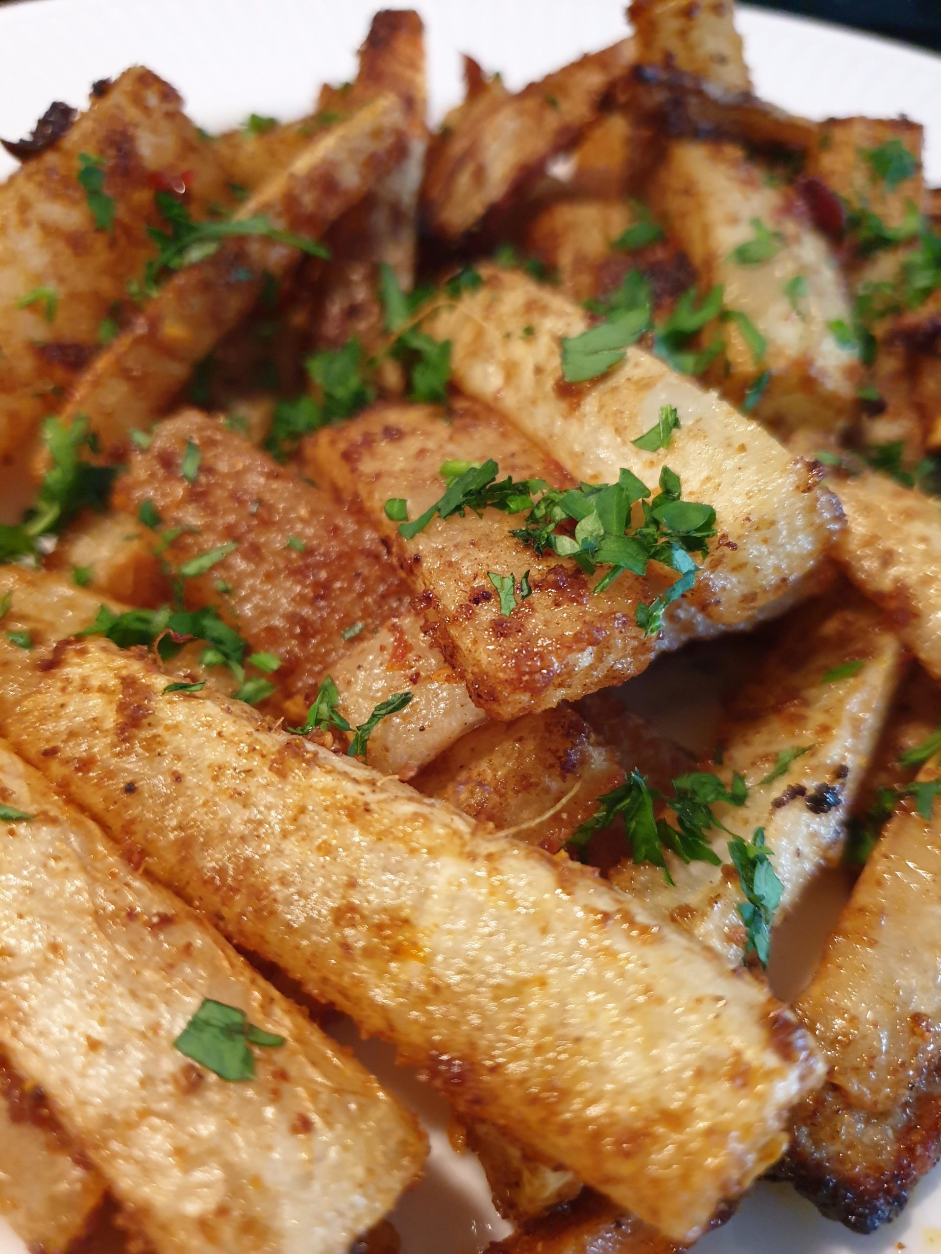 Keto Mooli Chips Daikon Radish Low Carb Recipe addtoketo (UK)