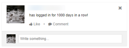 MyFitnessPal 1000 days in a row