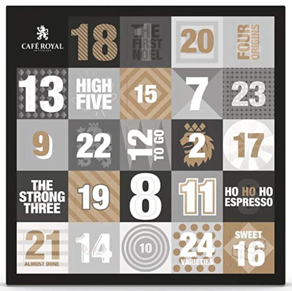 Café Royal Coffee Advent Calendar - Advent Calendar with 24 Nespresso Compatible Aluminium Capsules