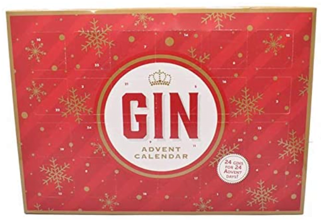 Gin Advent Calendar 2020 Edition, Countdown to Christmas, By Blue Tree (Red)