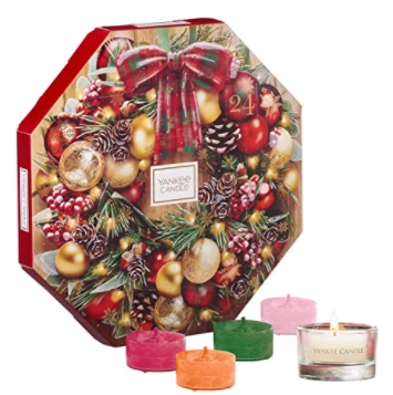 Yankee Candle Advent Calendar Gift Set with Tea Lights