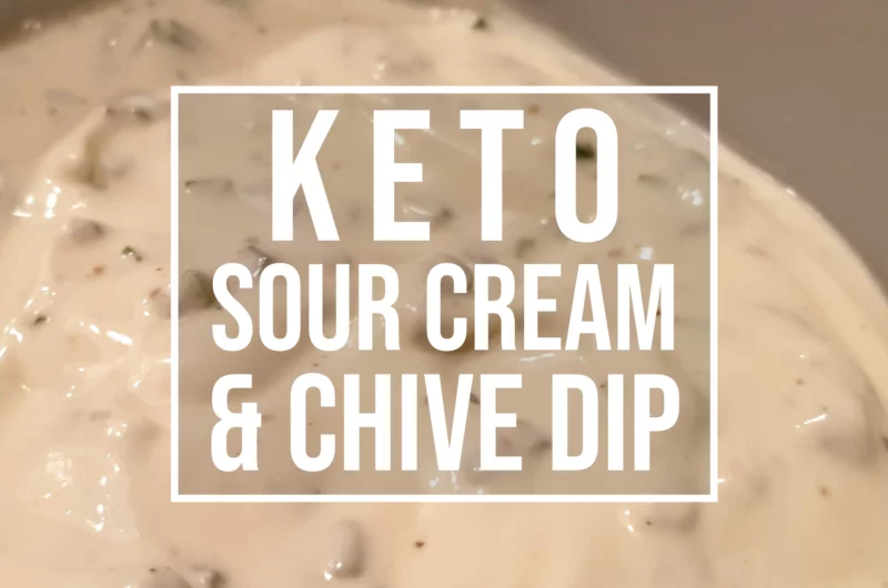 Keto Sour Cream & Chive Dip Recipe