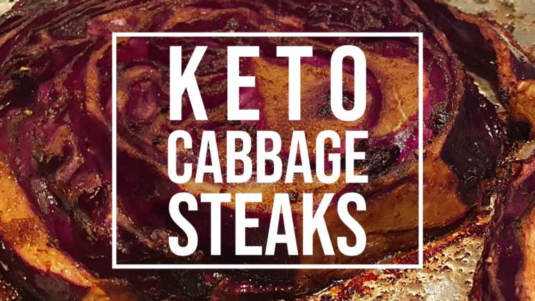 keto red cabbage steaks recipe