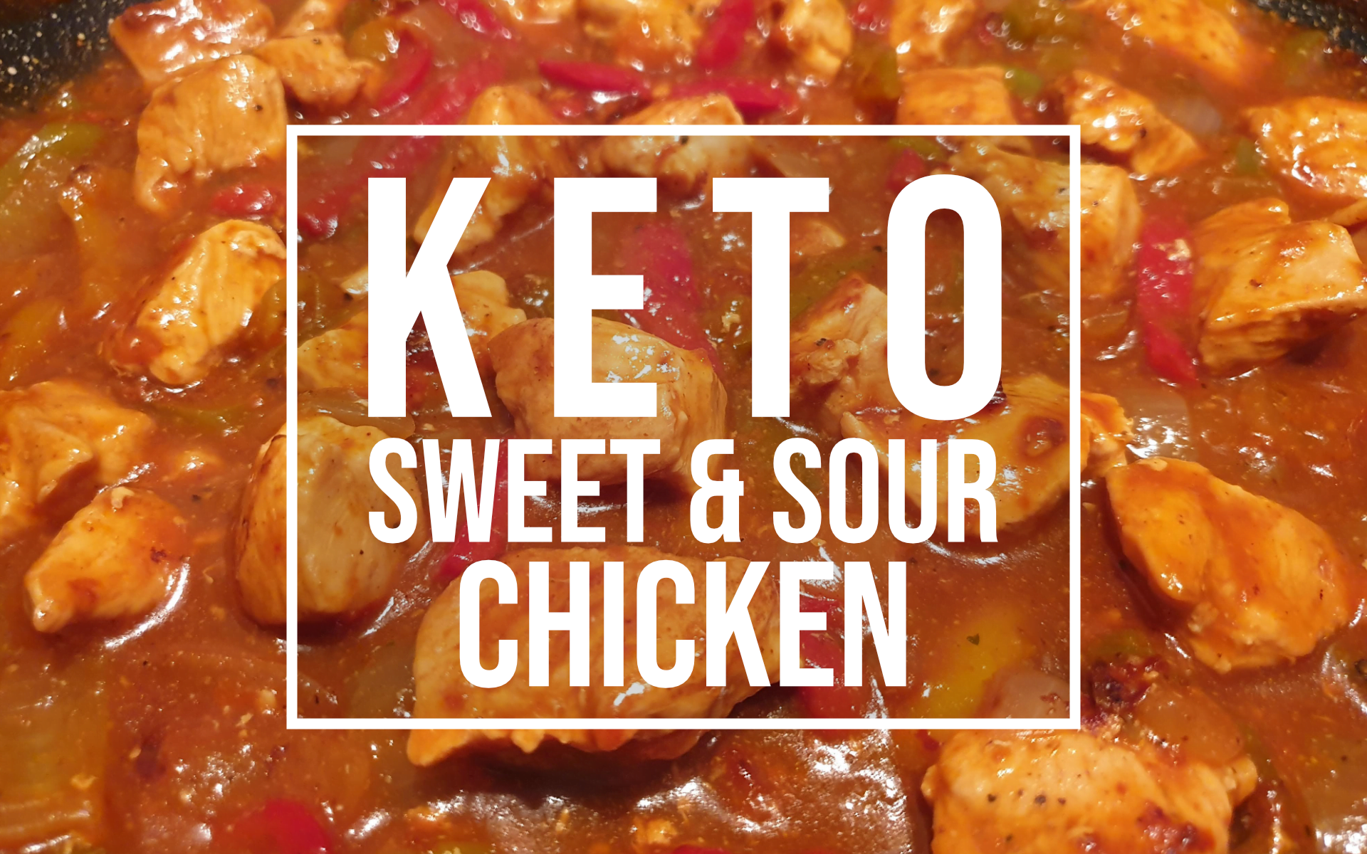 keto sweet and sour chicken recipe