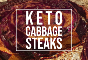 keto red cabbage steaks recipe