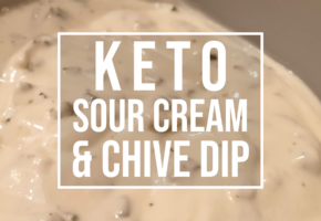 keto sour cream and chive dip recipe